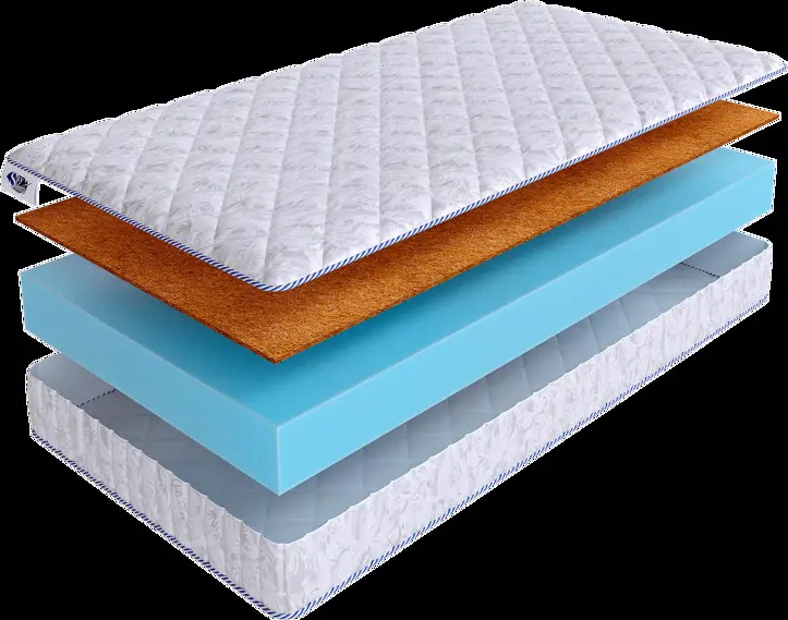 90878583 Матрас SkySleep FLEX PLUS 14 Cocos 180x205 см беспружинный, двуспальный, ортопедический, кокосовый STLM-0416951