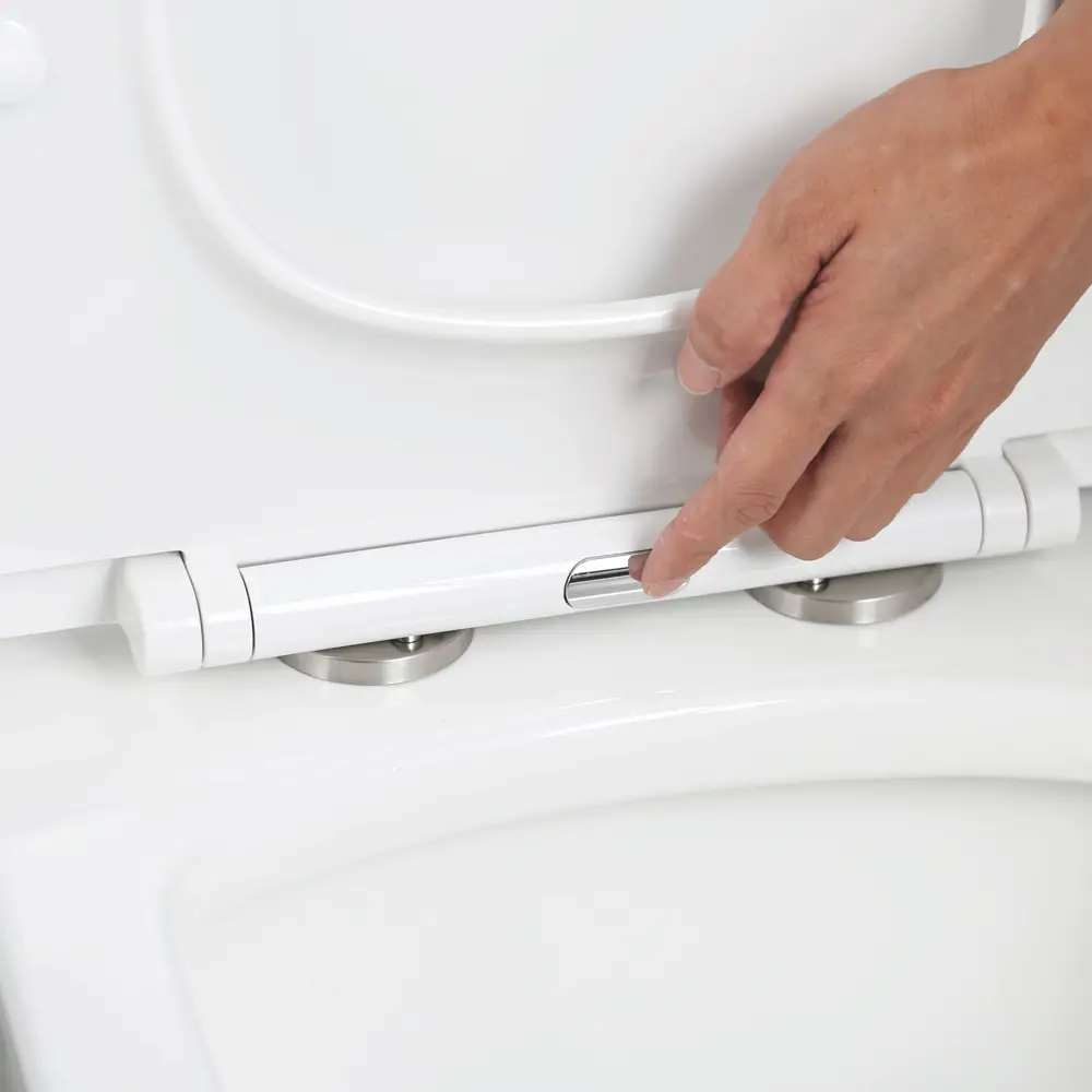 Сиденье для унитаза Sensea Slim Neo B6136 с микролифтом, овальное, цвет белый STLM-2082715 - Вид №7