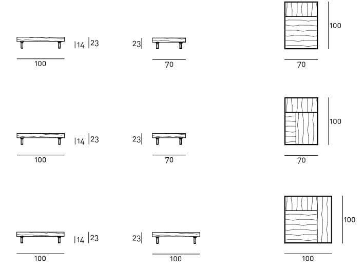 Садовый стол из тикового дерева Living Divani Kasbah ARCH-00067040 - Вид №3