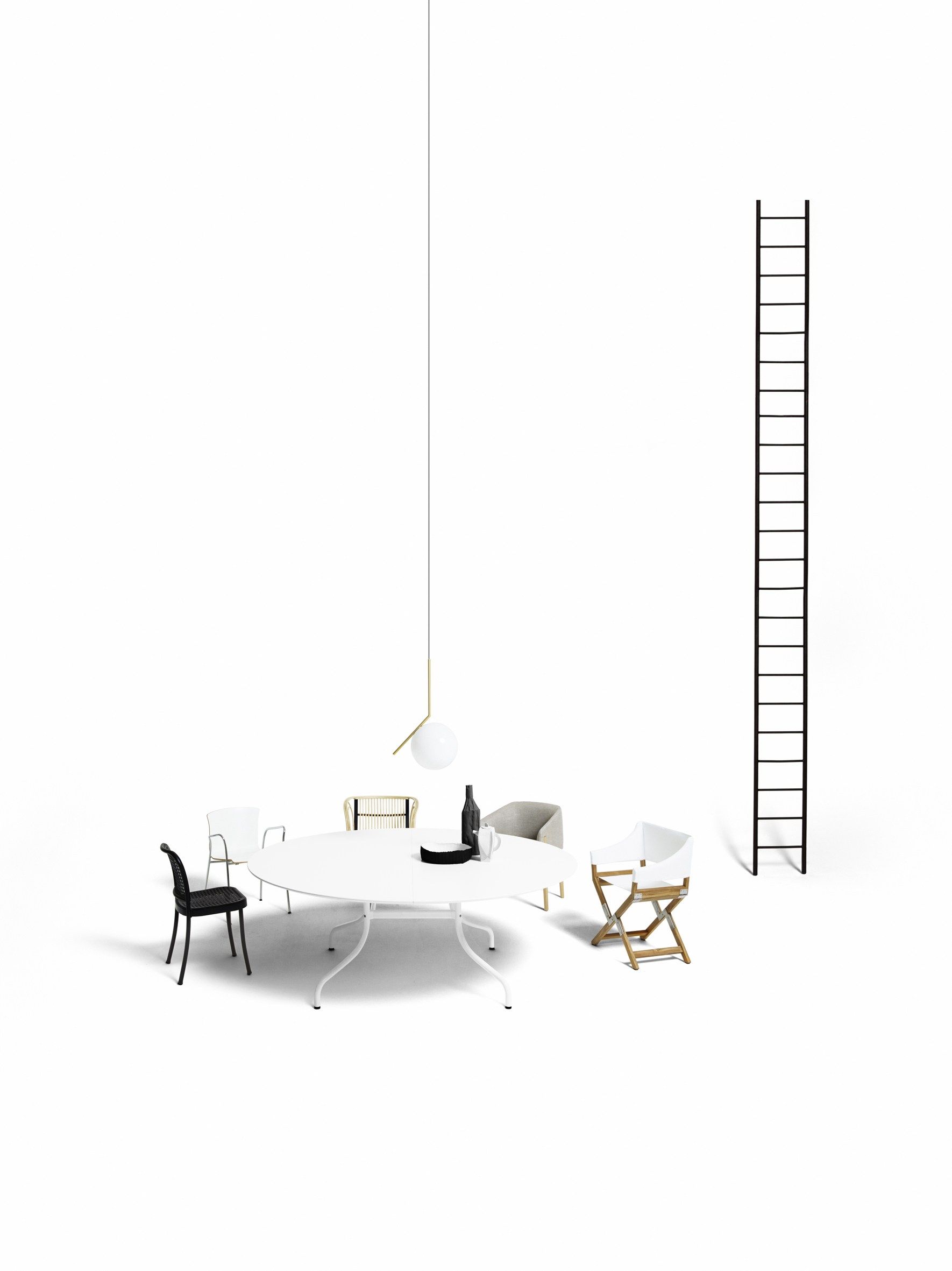 Алюминиевый штабелируемый стул с подлокотниками DE PADOVA Silver ARCH-00041384 - Вид №2