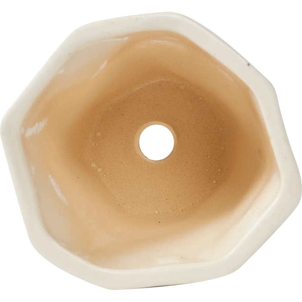 GONCHAR Керамический горшок для цветов Креатив белый 9×9 см 84284827 STLM-0048066 - Вид №1