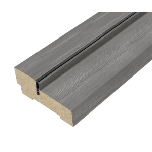 Дверная коробка ламинация финиш-бумага цвет ясень серый 2070x70x26 мм (комплект 3 шт.)