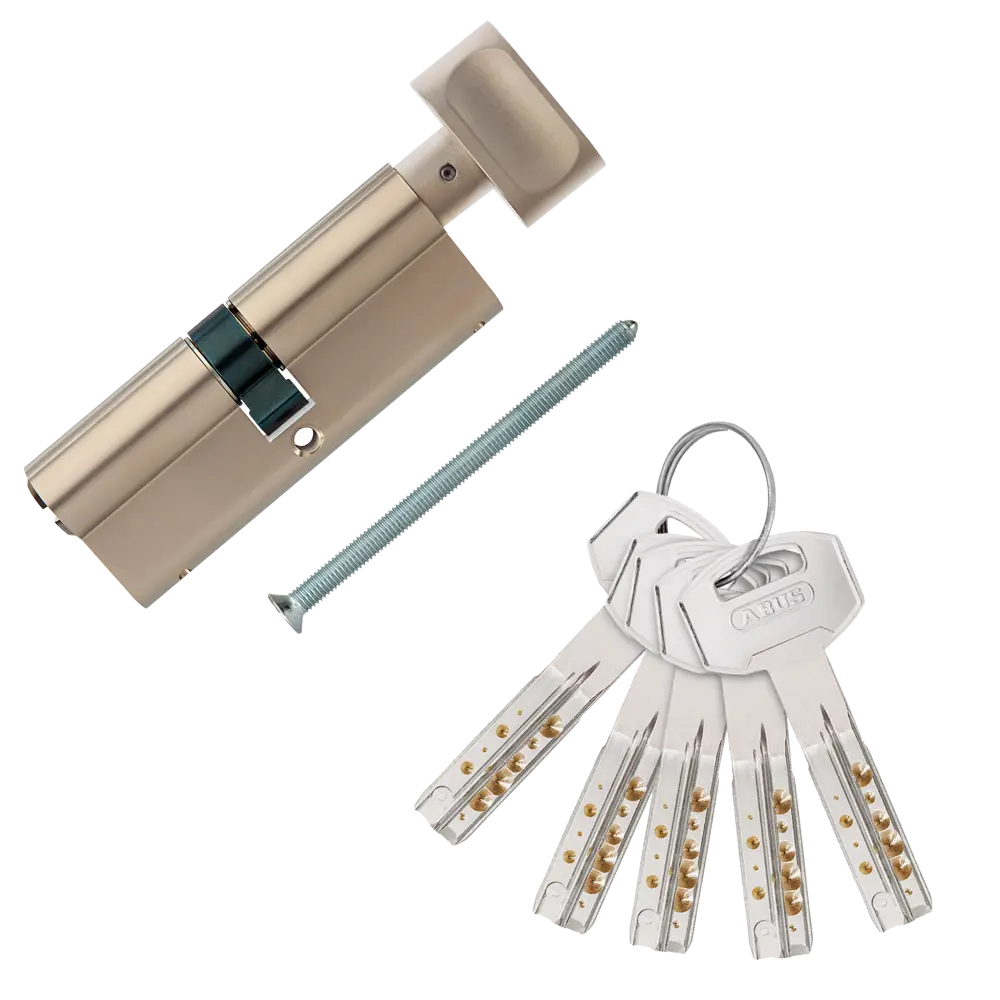 Цилиндр замка ABUS D12 NIS с защитой от взлома, ключ-вертушка 82732454 D 12 STLM-0034936 - Вид №1