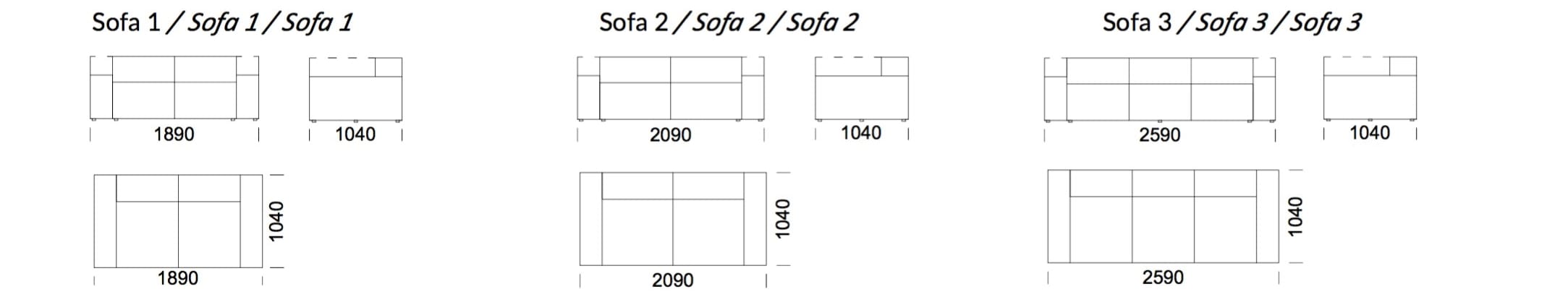 Бархатный диван Nobonobo Umo ARCH-00133652 - Вид №6