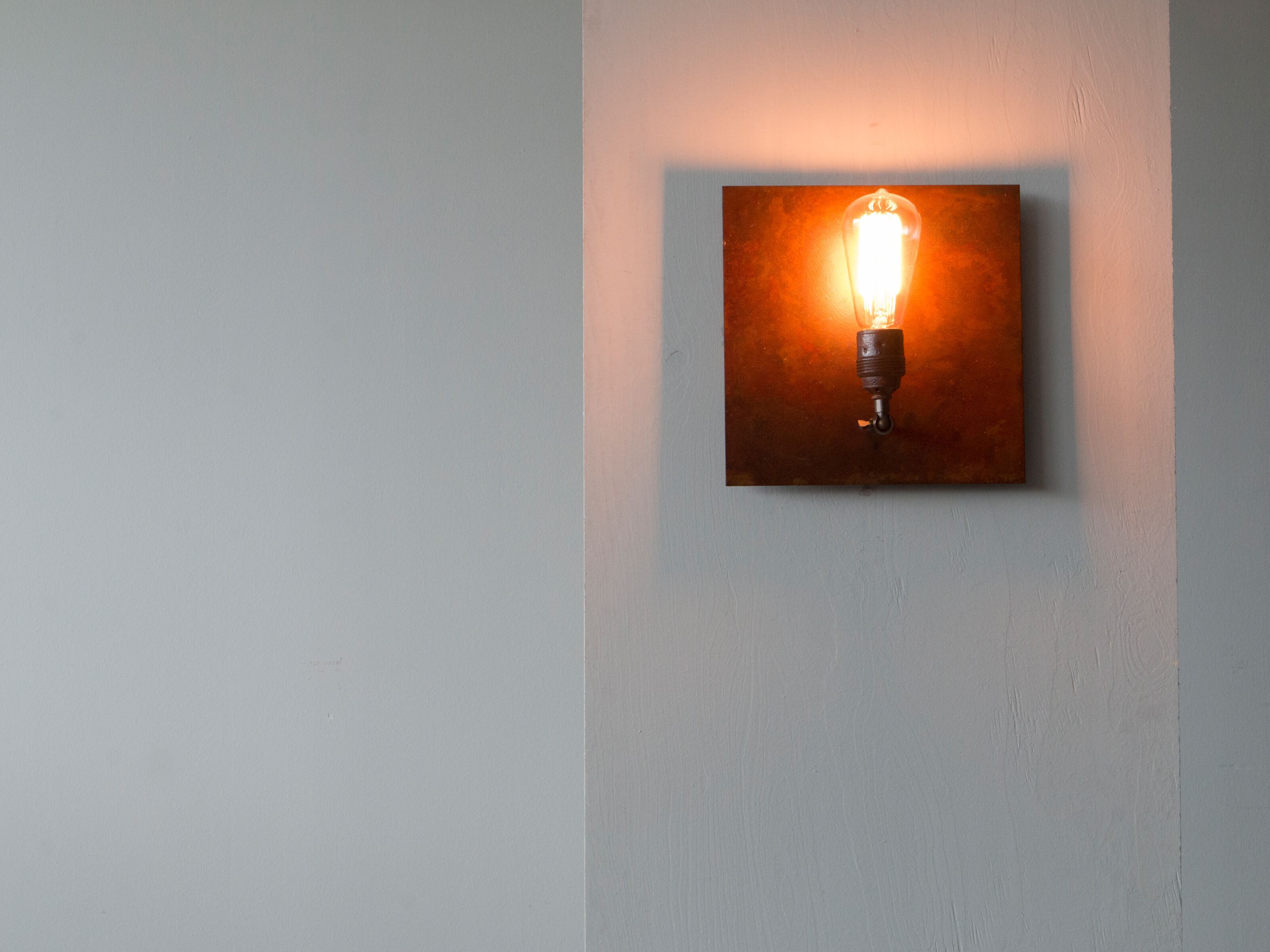 Железный настенный светильник Renzo Serafini PIASTRA E27 ARCH-00080313 - Вид №2