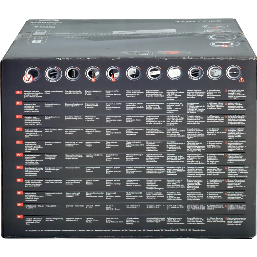 Сейф мебельный Standers N3, электронный замок, 20 л STLM-2068888 - Вид №6