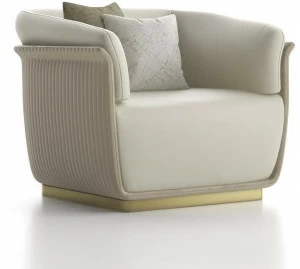 Capital Collection Кресло с обивкой из ткани с подлокотниками Allure