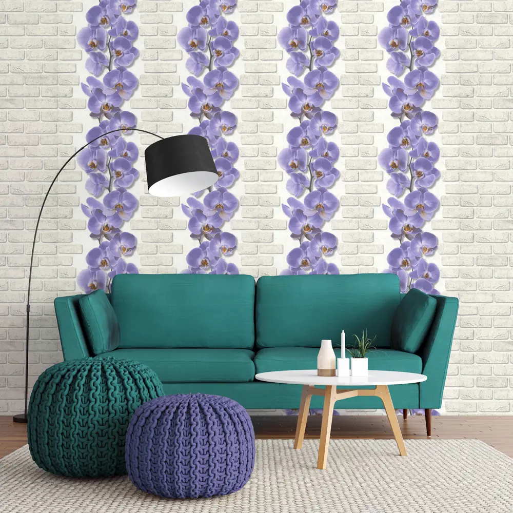 Обои виниловые Аспект Ру Орхидея фиолетовые 0.53 м 10107-46 STLM-2059266 - Вид №2