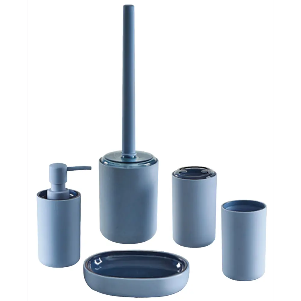 Мыльница настольная Vidage «Parma» пластик цвет синий STLM-2024360 - Вид №1