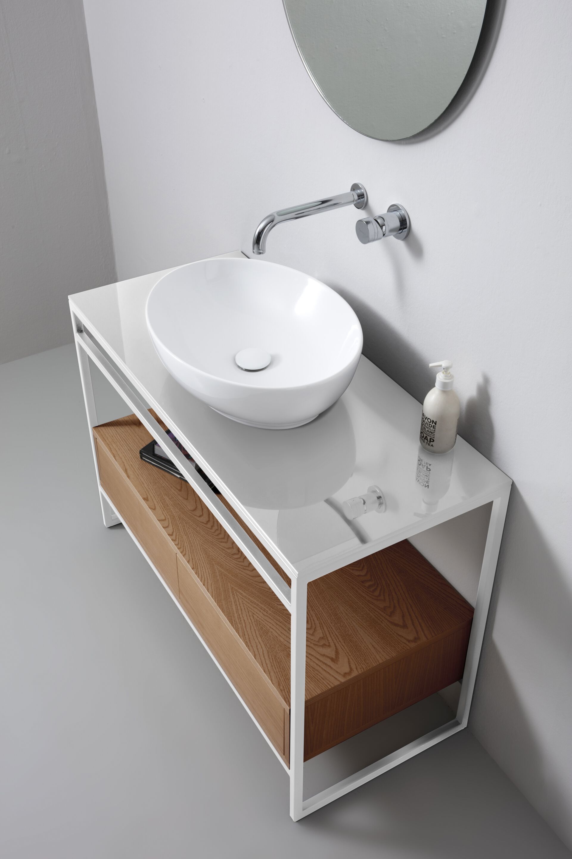 Стальной умывальник с ящиками Olympia Ceramica ALONE ARCH-00131864 - Вид №2