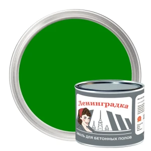 Краска для пола Ленинградка УТ000011954 цвет зелёный 1.8 л