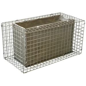 Габион - клумба 100x50x50 см оцинкованная сталь серый