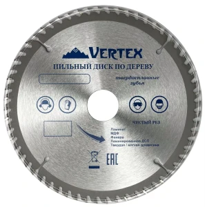 Диск пильный по дереву Vertextools 250-36-32, 250x1.6x32 мм