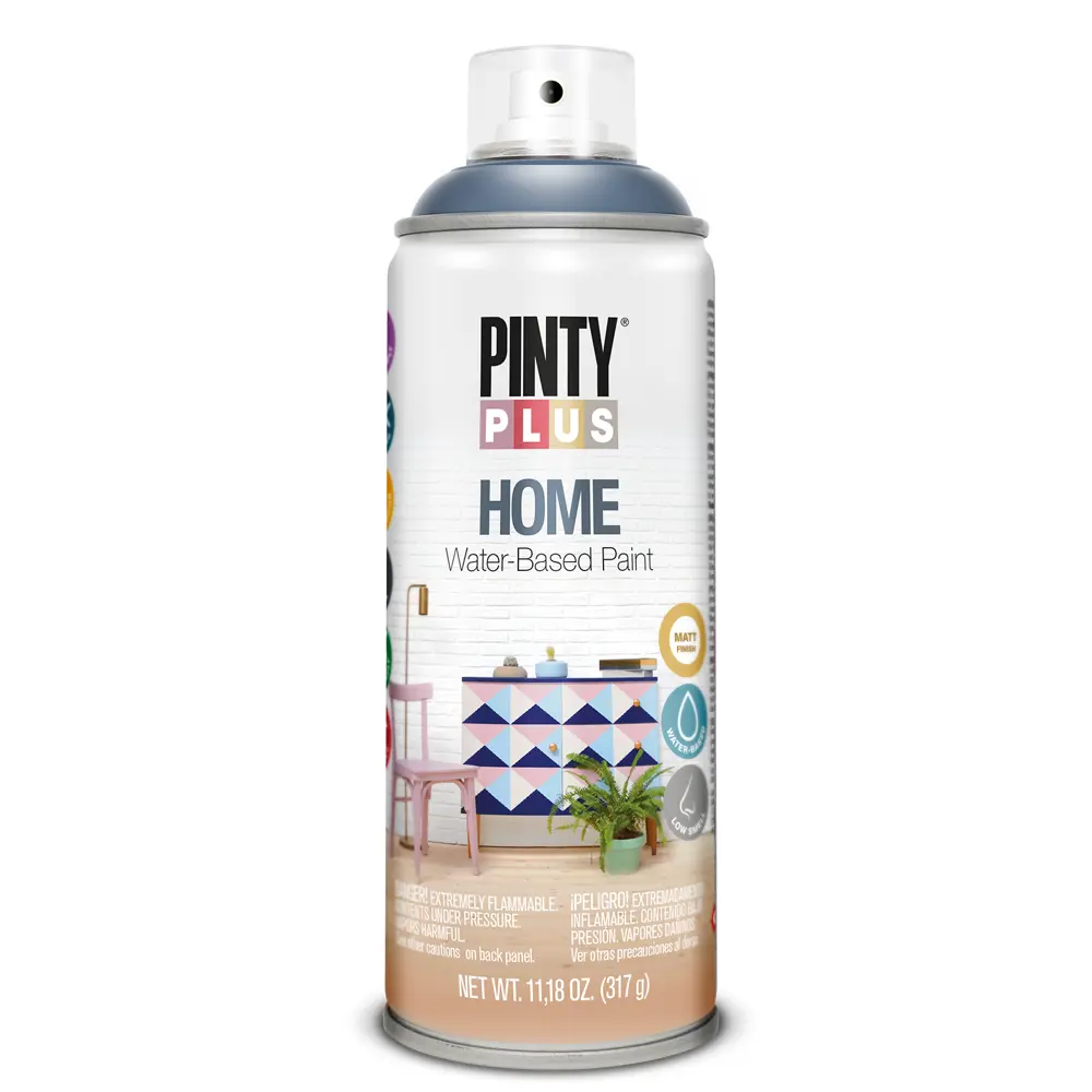 Краска аэрозольная Pinty Plus Home цвет винтажный синий 520 мл 84004140 STLM-2123168 Santreyd 
