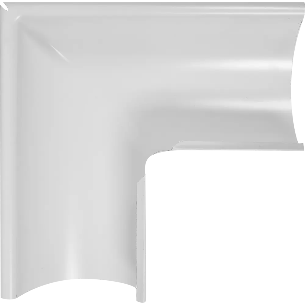 Угол желоба внешний 90° D125 мм цвет белый ВЕГА STLM-2009603 - Вид №1