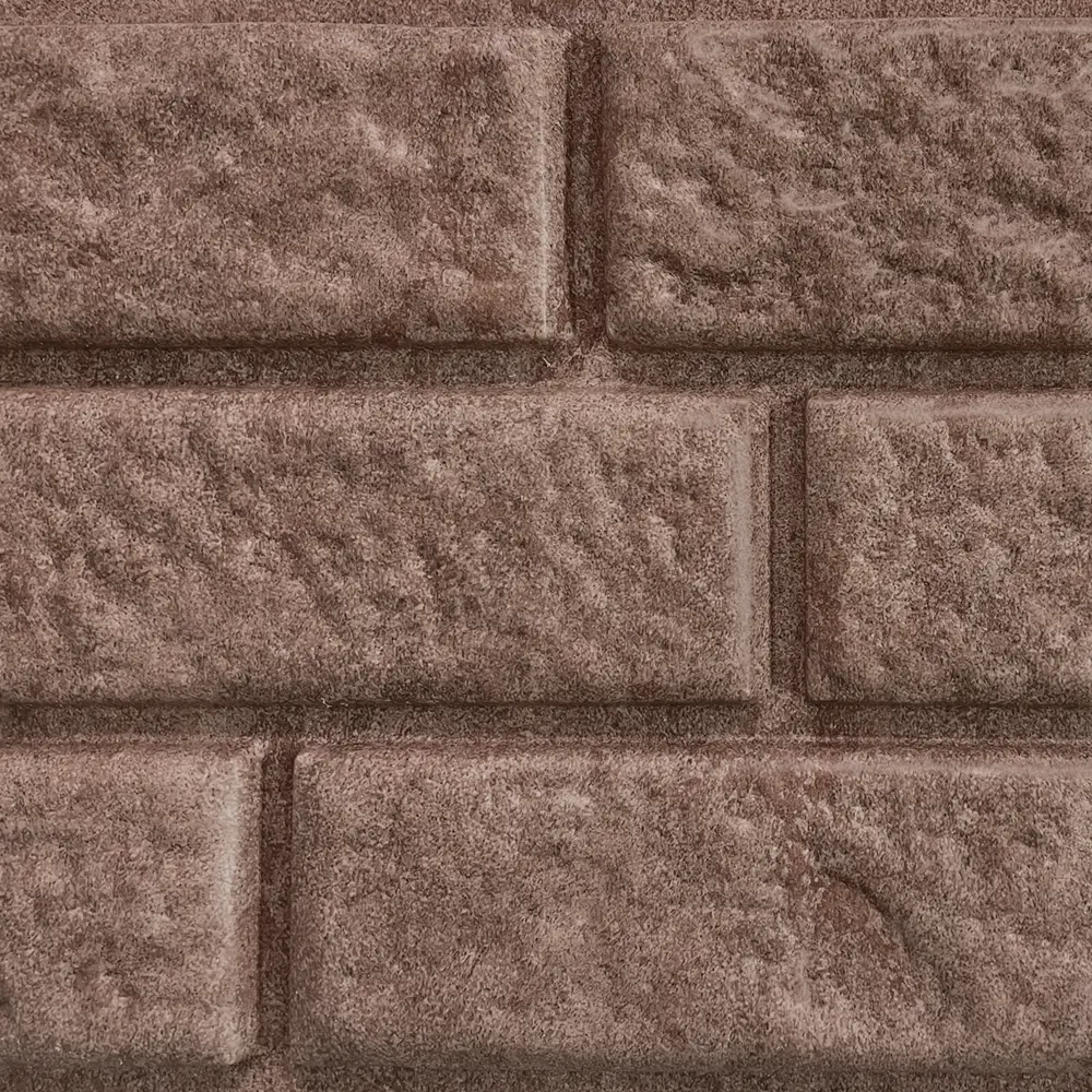 Сайдинг ПВХ кирпич 2 м коричневый FINEBER BrickHouse STLM-2110980 - Вид №2