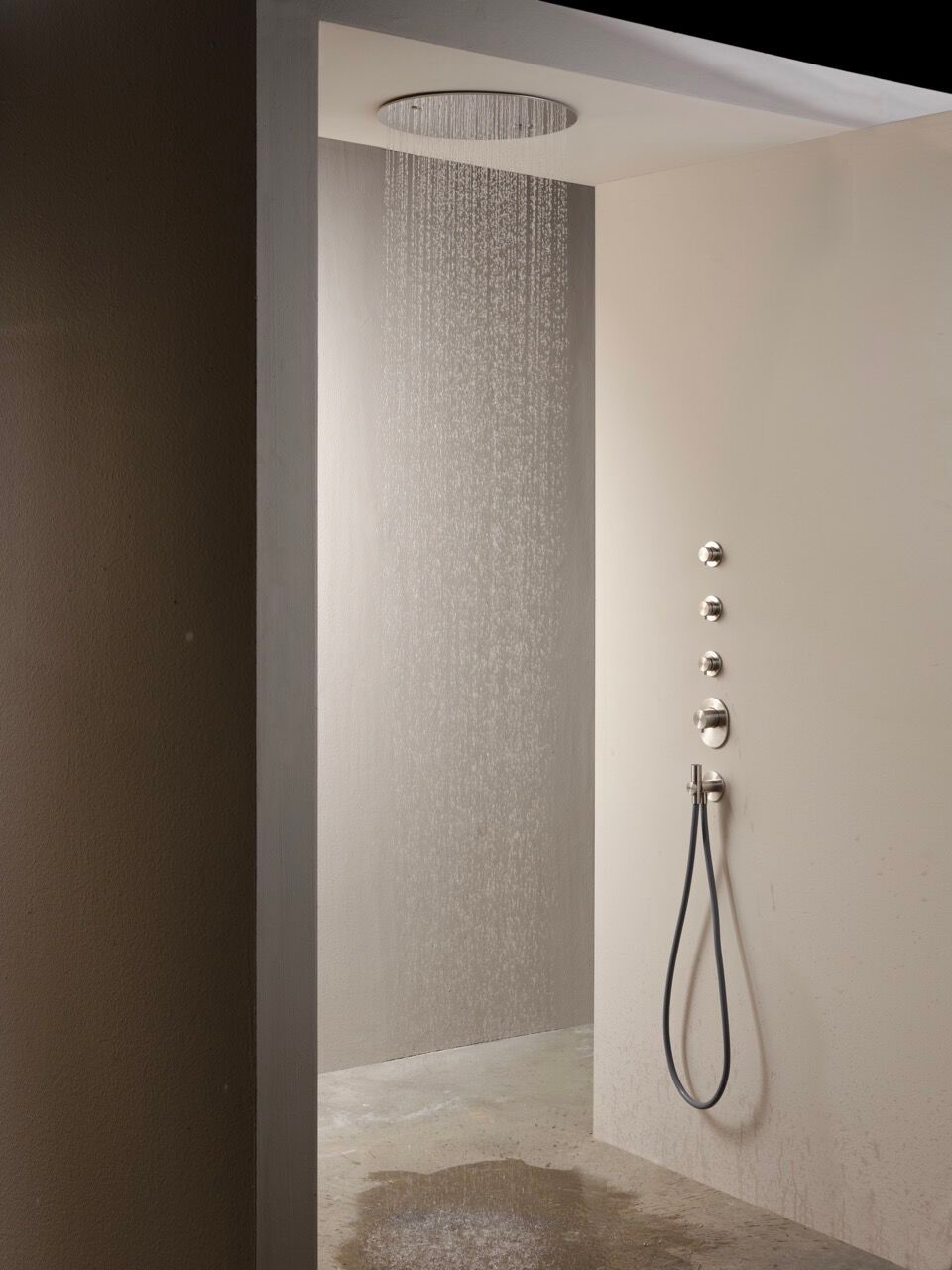 Круглая потолочная душевая головка из нержавеющей стали с 2 струями BEAMTECH Timeless ARCH-00046921 - Вид №10