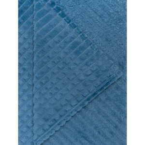 Плед Кубики 200x220 см фланель цвет синий