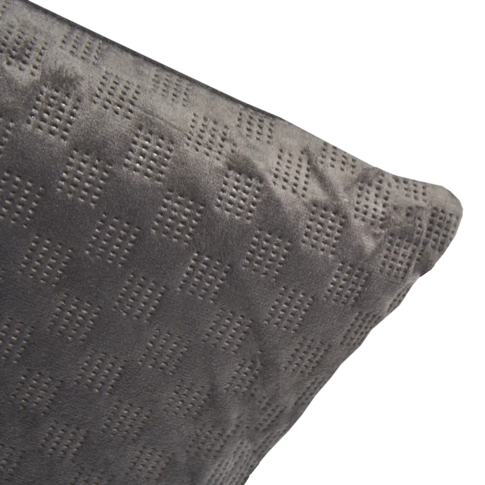 Подушка «Emb Vel Dolce», 40x40 см, цвет серый Atmosphera STLM-2148463 - Вид №2