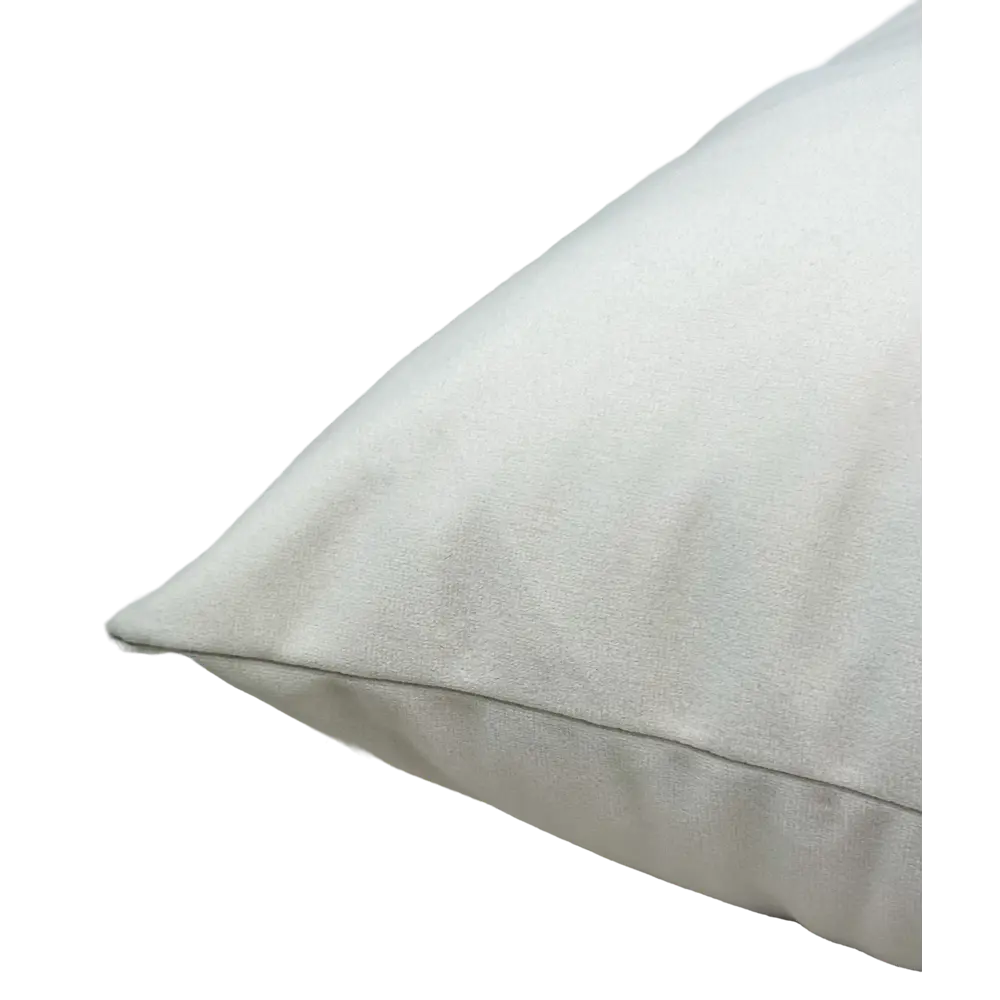 Подушка декоративная Linen Way Tony 45x45 см бархат цвет бело-серый STLM-2032786 - Вид №2