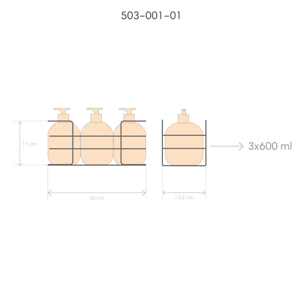 Полка прямая 13.5х30х11 см цвет хром ЧМЗ Новые горизонты STLM-2189400 - Вид №8