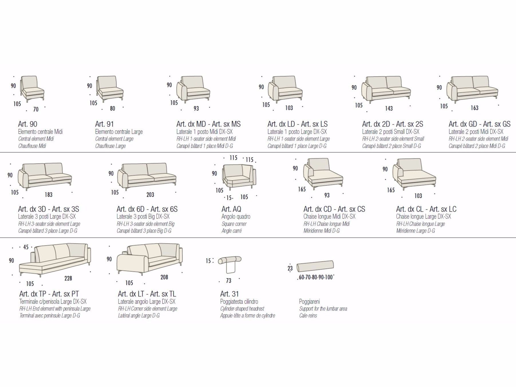 Тканевый диван с полуостровом Felis Softliving ARCH-00126491 - Вид №3