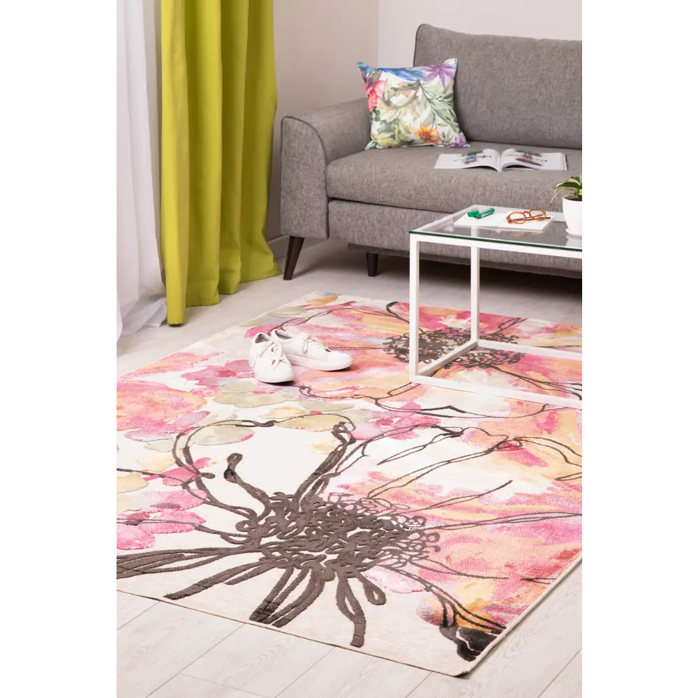 Ковер вискоза Genova 182/616161 200x290 см цвет мультиколор RAGOLLE STLM-2095498 - Вид №5