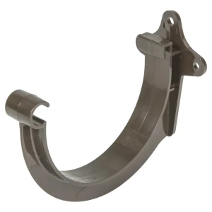 Кронштейн для желоба ПВХ цвет коричневый