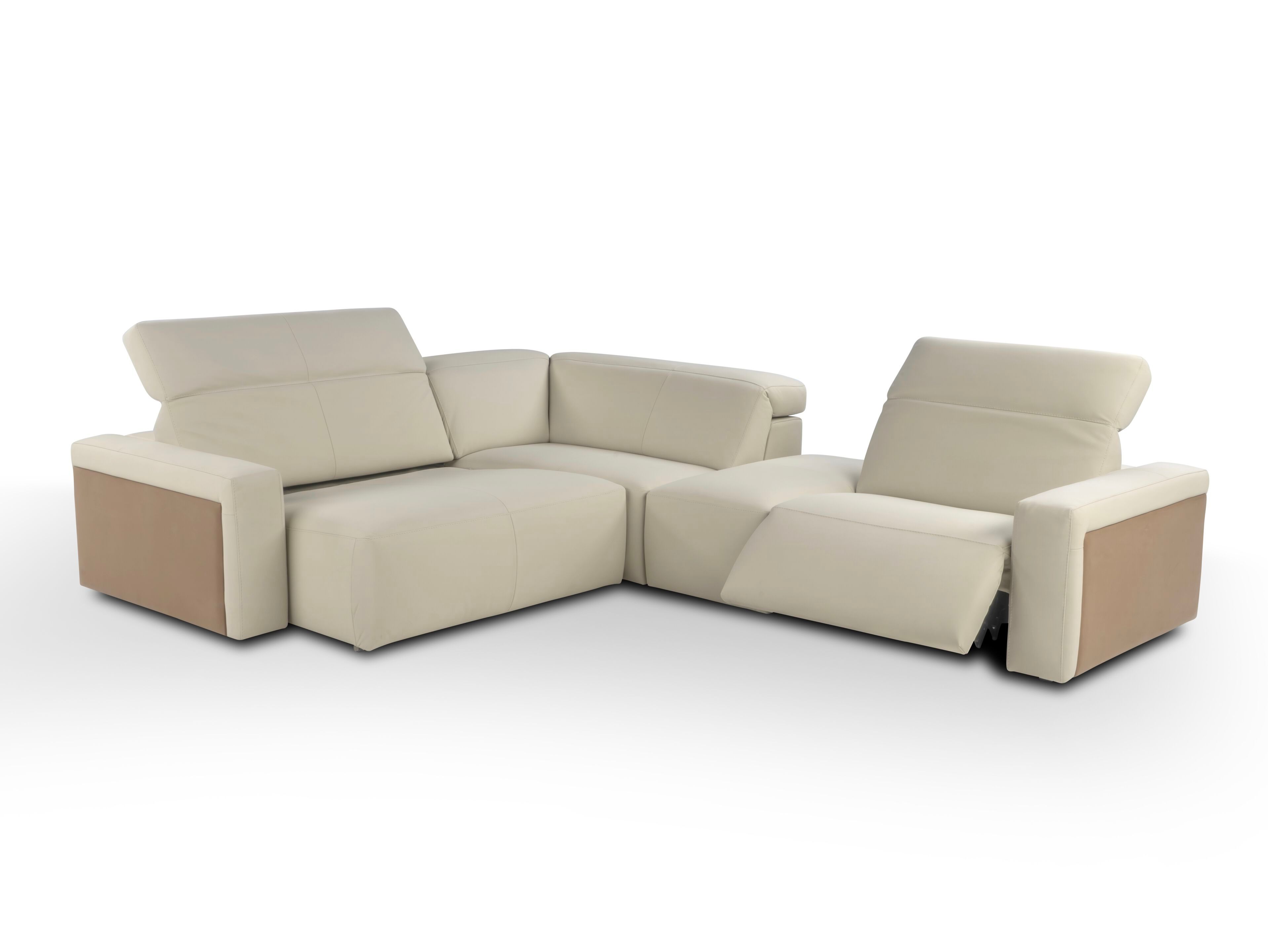 Кожаный угловой диван с электрическим движением Calia Italia премиум ARCH-00100084 - Вид №4
