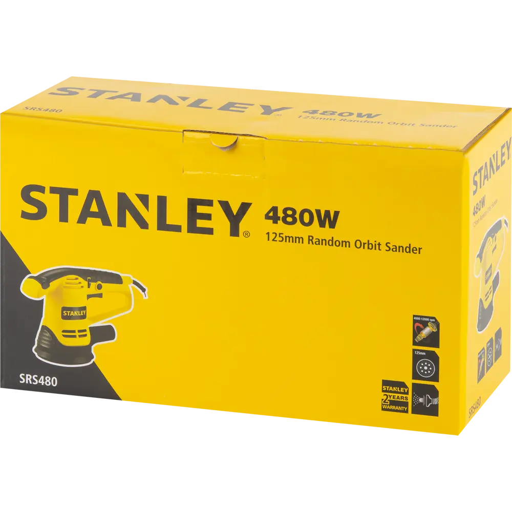 Эксцентриковая шлифмашина Stanley SRS480, 480 Вт, 125 мм STLM-2019223 - Вид №5