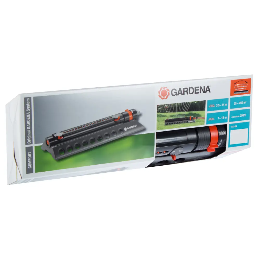 Дождеватель для полива осциллирующий Gardena Aquazoom 250 (м²) STLM-2097828 - Вид №2