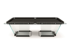 Бильярдный стол из закаленного стекла с алюминиевыми бортами