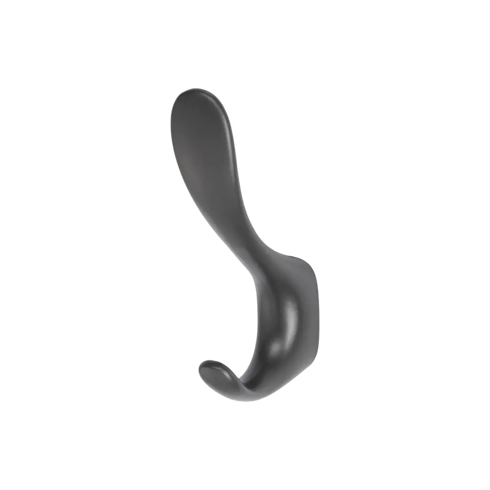 Мебельный крючок N00-N00-MGR 10 см ЦАМ графит EDSON STLM-2164627