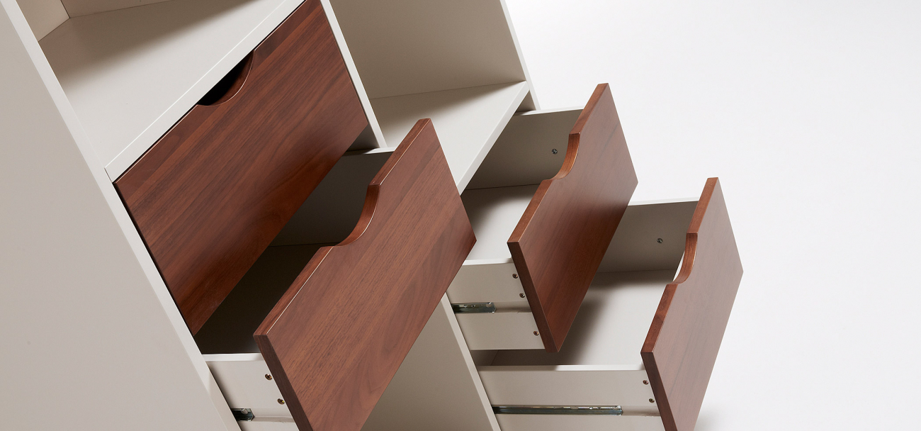 Книжный шкаф серый Nut LA FORMA  149956 Бежевый  - Вид №3