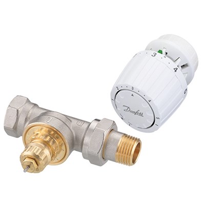 Danfoss Комплект RTR-G/RTR 7090 для однотрубной системы отопления RTR-G Ду15пр и RTR7090 комп-т терморег-р 013G2184 