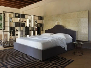 Casamania & Horm Мягкая двуспальная кровать со съемным чехлом