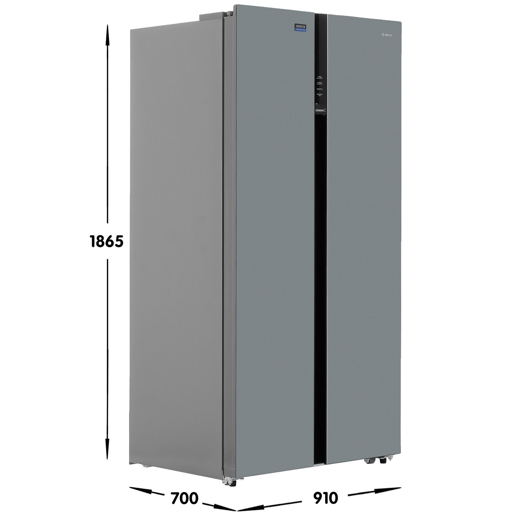 5400703 Холодильник Side by Side   DEXP SBS4-59AKA серебристый STDN-0126057 - Вид №6