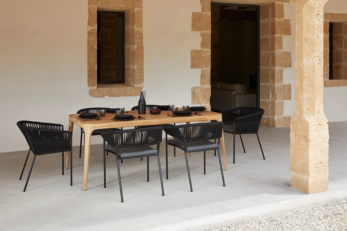 Веревочный садовый стул с подлокотниками POINT Weave ARCH-00078278 - Вид №1