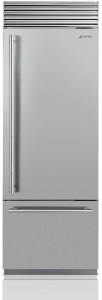 RF376RSIX Холодильник / отдельностоящий холодильник, 74 см, no-frost,нержавеющая сталь, обработка против отпечатков пальцев SMEG