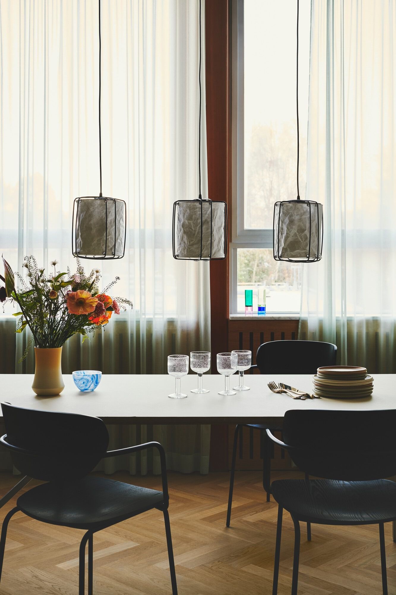 Подвесной светильник из бумаги и металла Nordlux шарнир ARCH-00110227 - Вид №1