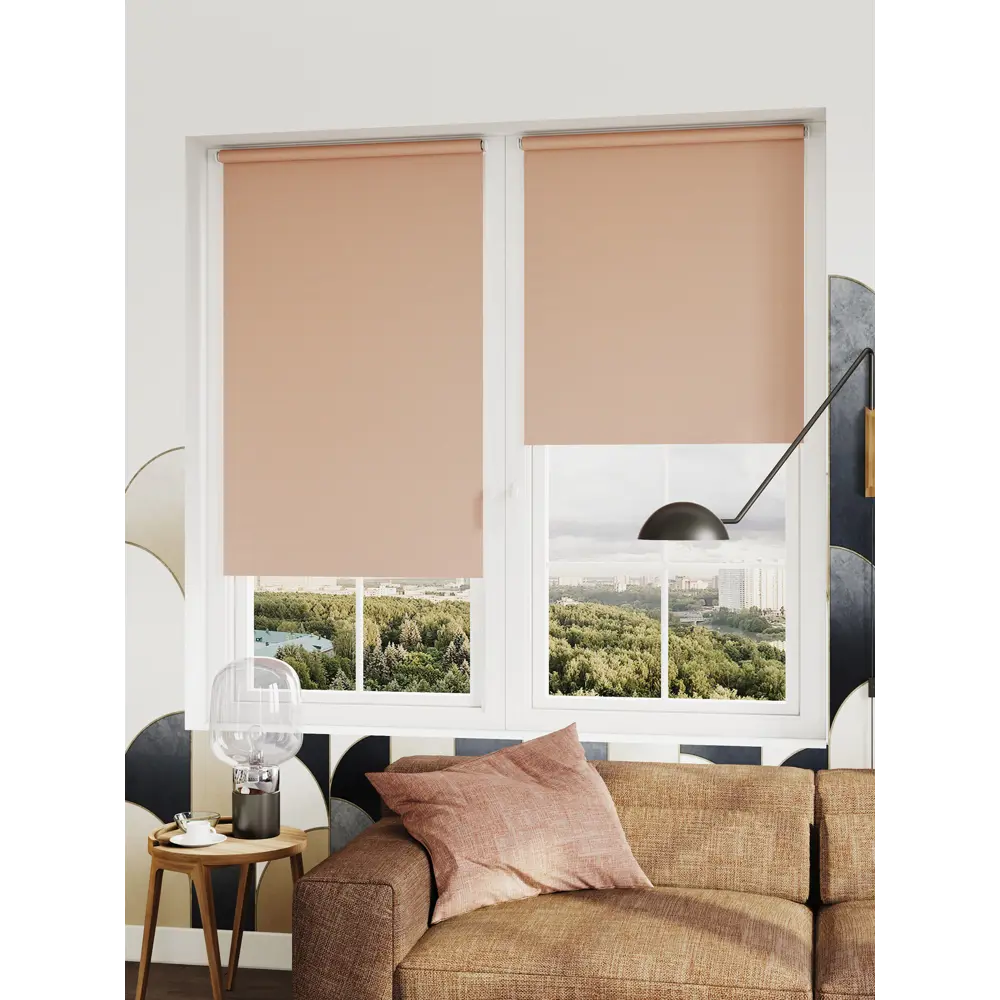 Штора рулонная Сансет 61.5x175 см пудра DOMLEGRAND STLM-2206399 - Вид №3