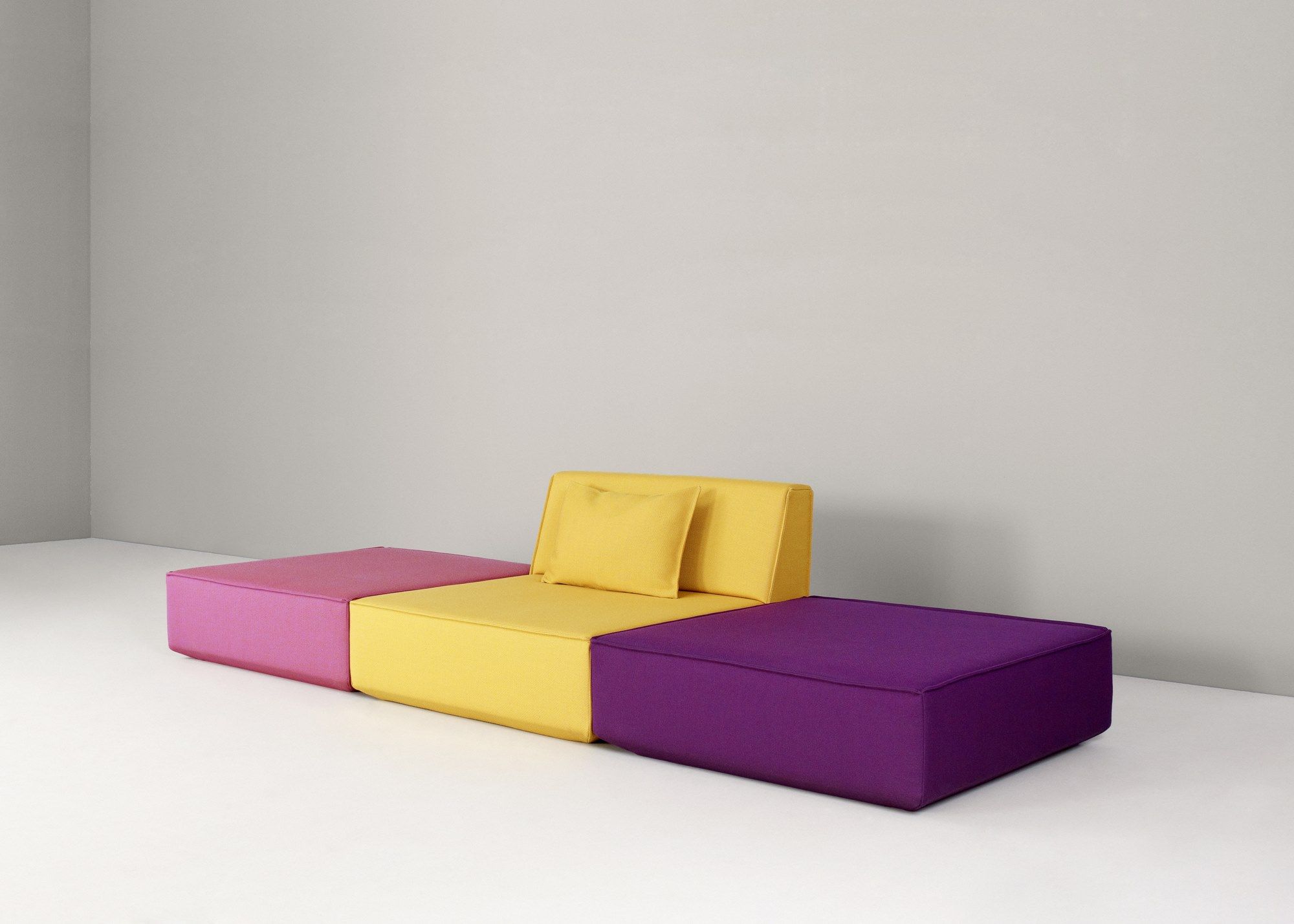 Модульный квадратный пуф из ткани Cubit by Mymito ARCH-00073733 - Вид №29