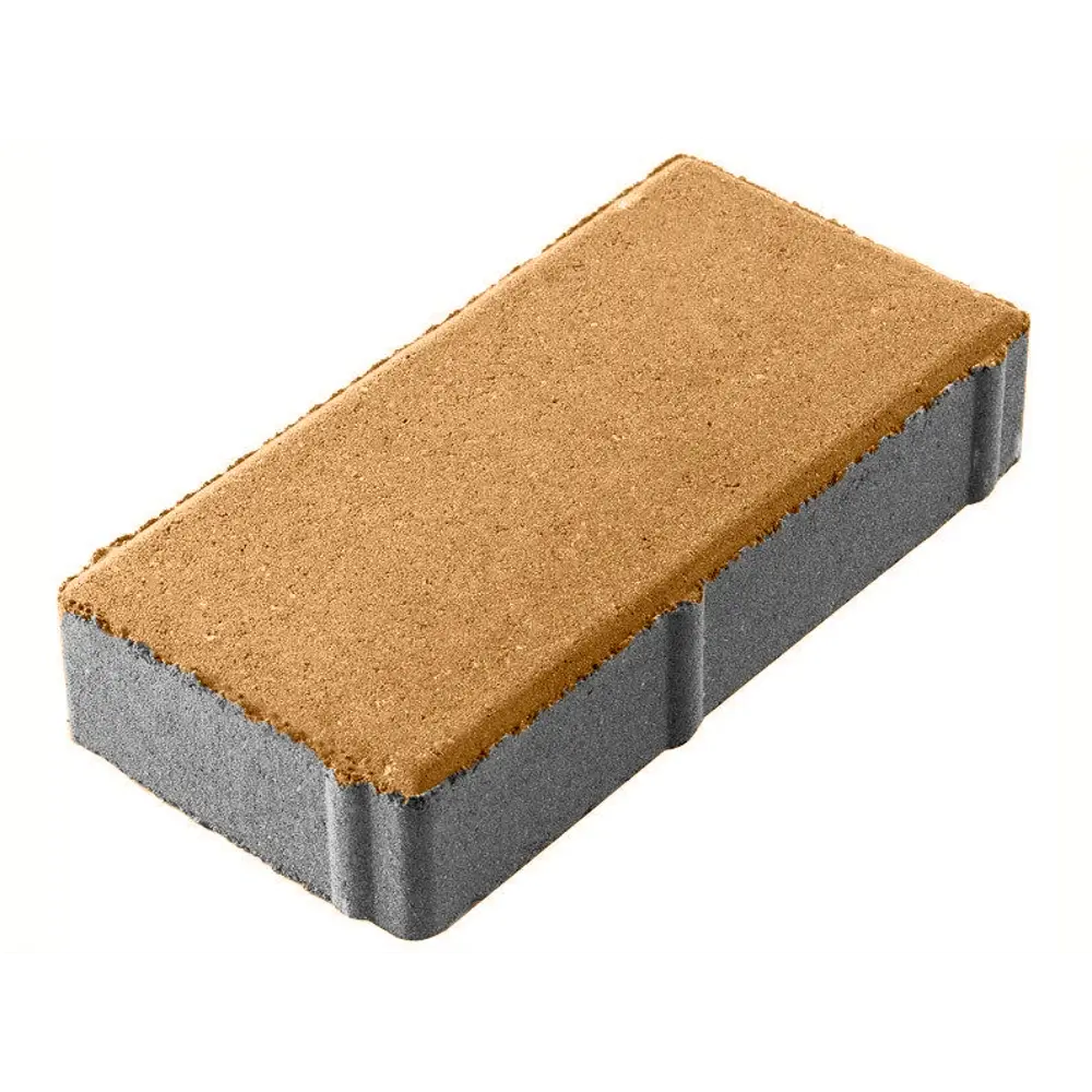 Плитка тротуарная 100x200x40 мм горчица двухслойная Santreyd STLM-2125154