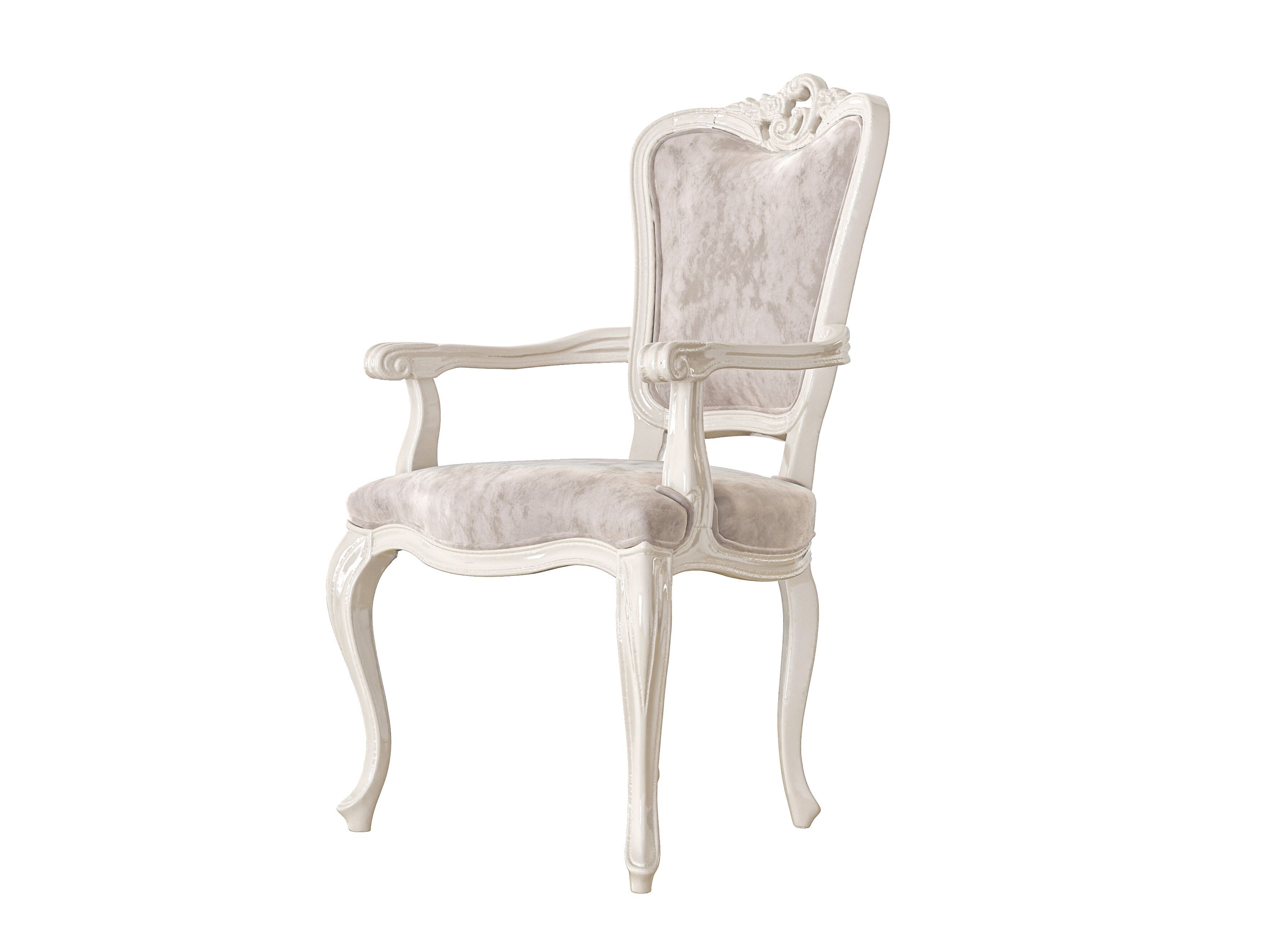 Мягкий бархатный стул с подлокотниками Modenese Luxury Interiors NOBLE ARCH-00086636 - Вид №1