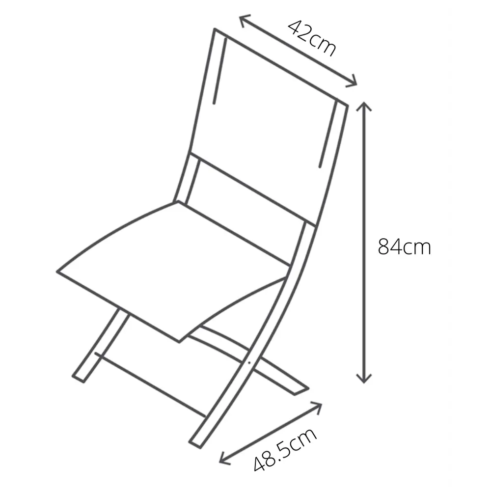 Стул Naterial Emys Origami складной 52x42x83 см сталь красный STLM-2172913 - Вид №17