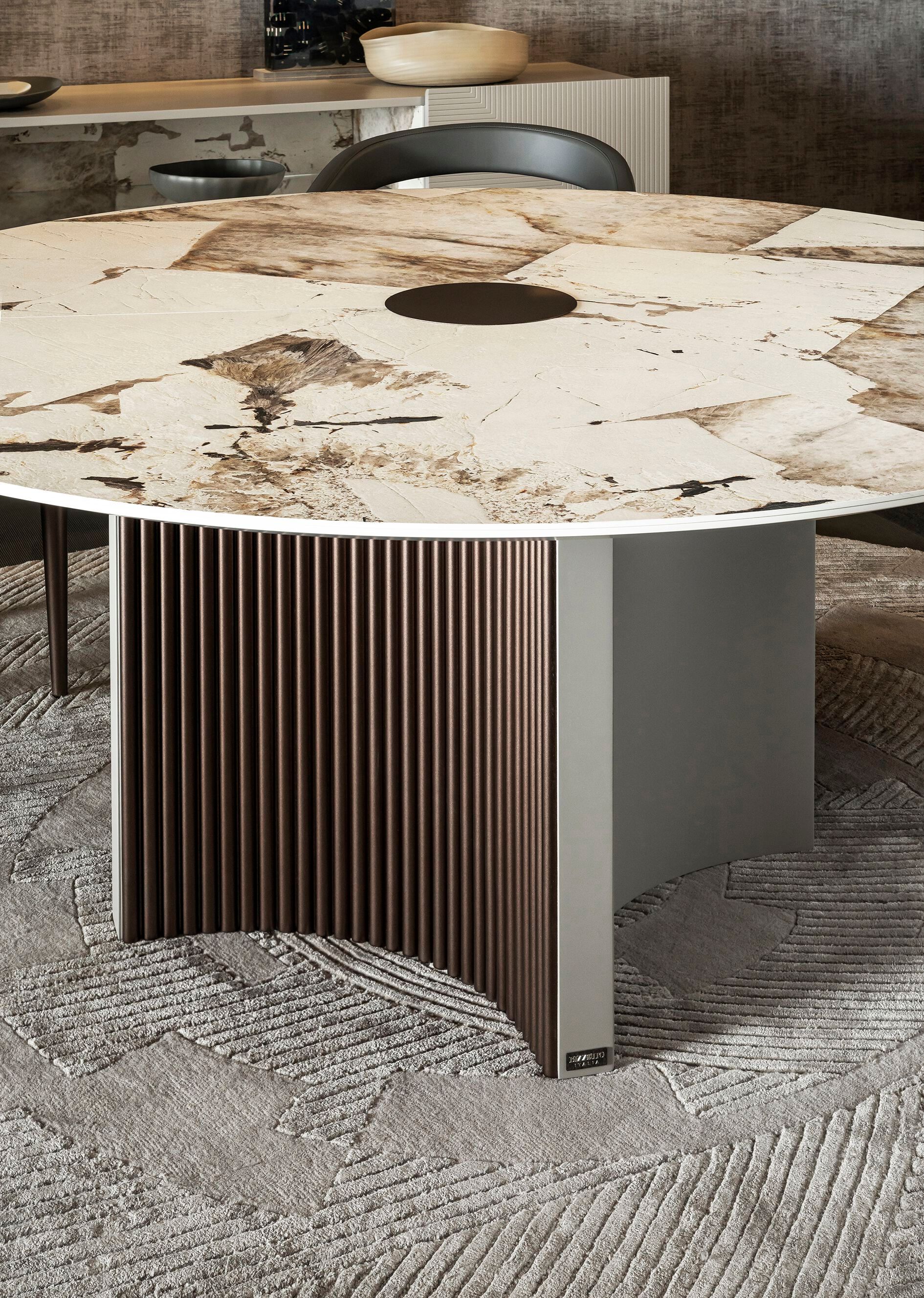 Круглый обеденный стол Bizzotto Italia Нара ARCH-00127472