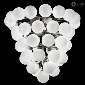 2677 ORIGINALMURANOGLASS Люстра Atmosphera - в белых оттенках - Original Murano Glass OMG 90 см
