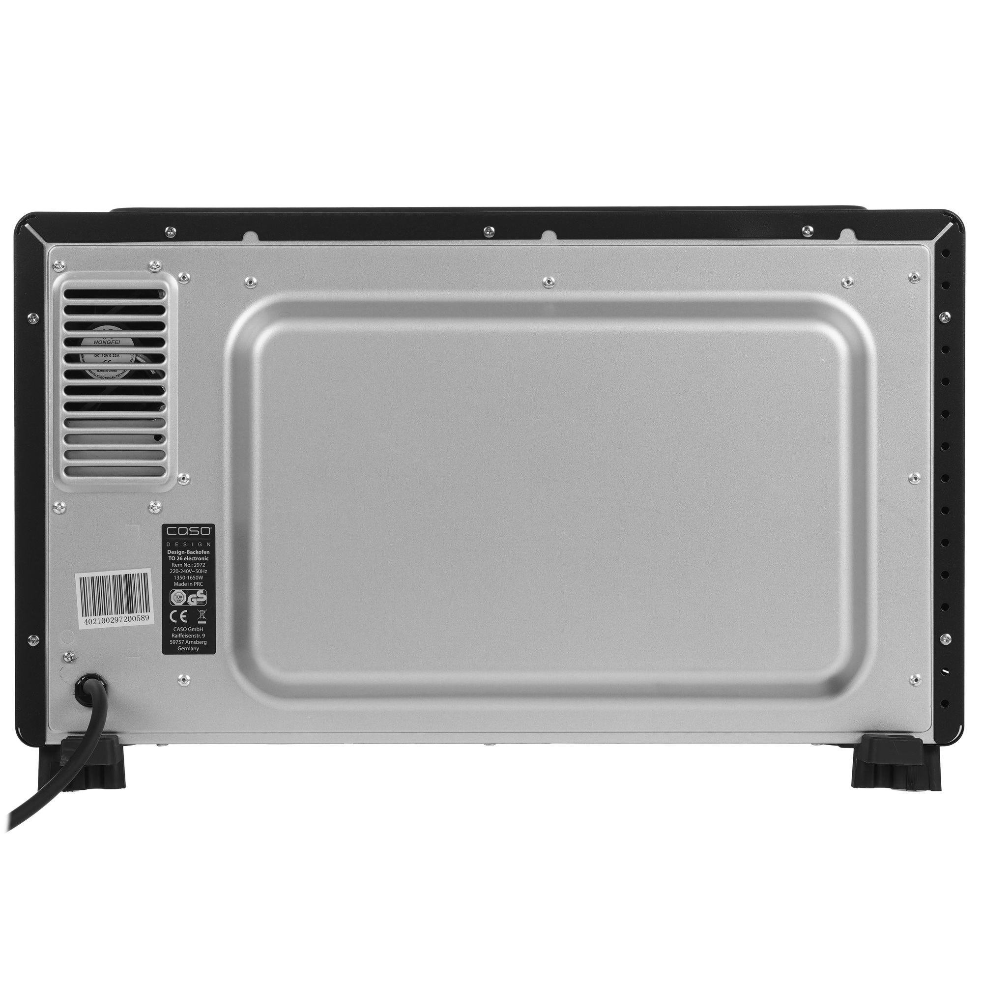 9908384 Мини-печь CASO TO 26 electronic черный STDN-0037391 - Вид №7