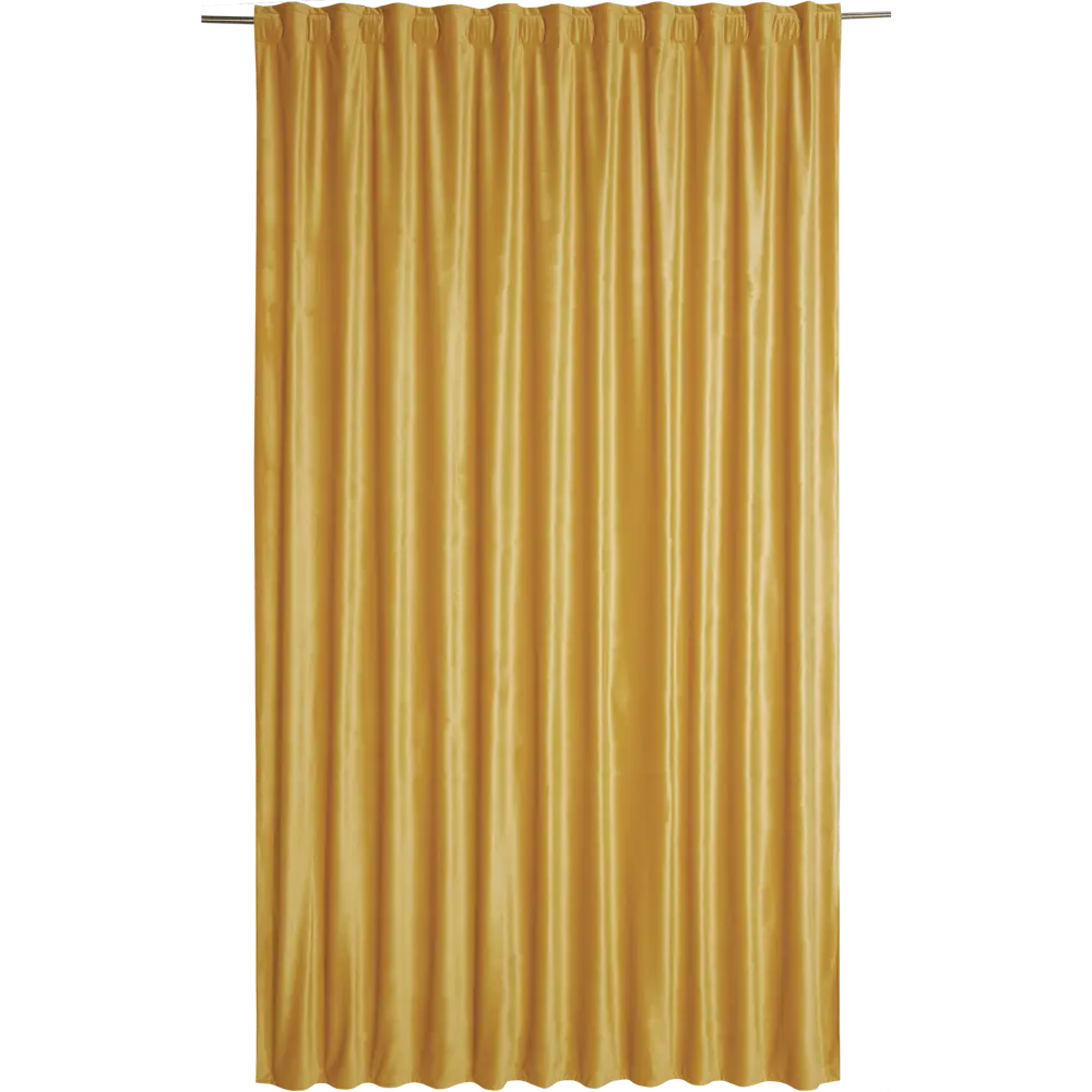 Штора на ленте со скрытыми петлями Inspire Tony 200x280 см цвет жёлтый Solemio 1 82497479 STLM-2155710  - Вид №1