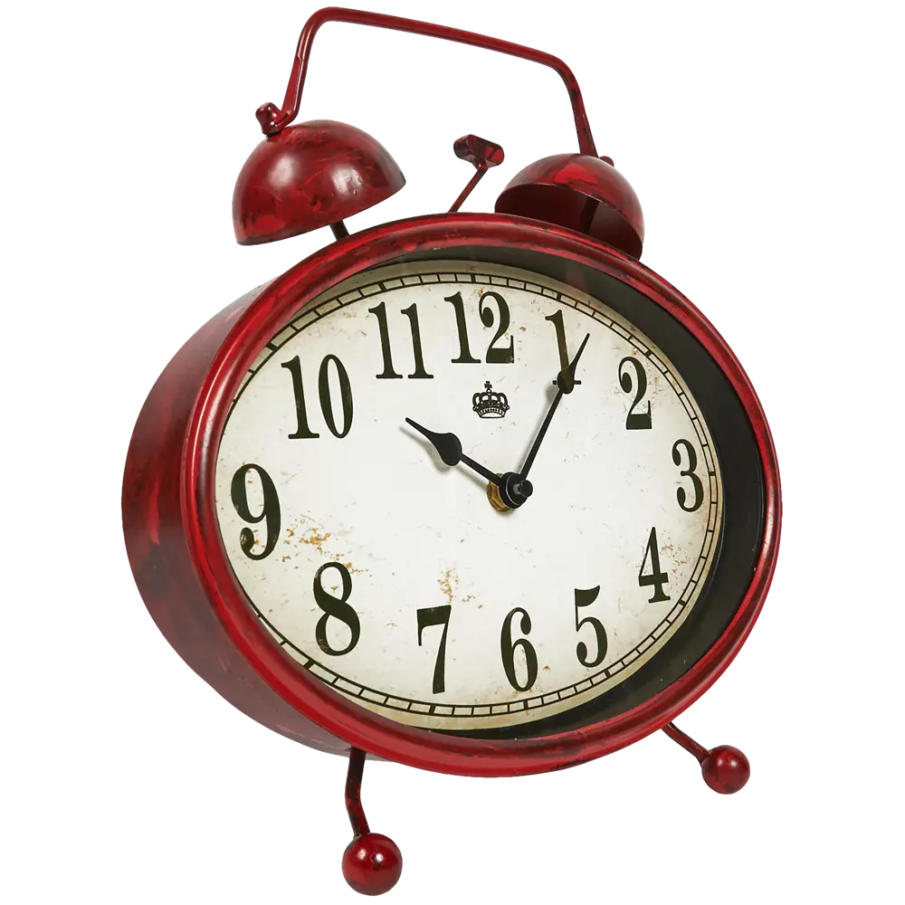 Часы кварцевые, металл, цвет красный Atmosphera STLM-2167252 - Вид №3